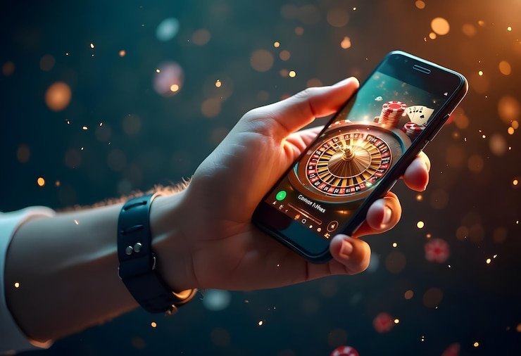 Simbol keamanan digital dan perlindungan privasi dalam hiburan live casino online